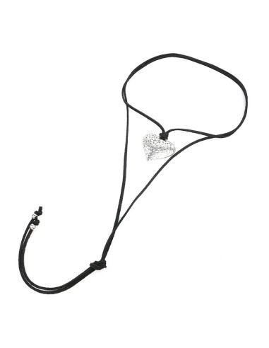 Collar de Gamuza y Dije | Infinita Moda