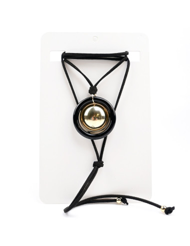 Collar de Gamuza y Acrílico | Infinita Moda