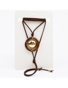 Collar de Gamuza y Acrílico | Infinita Moda