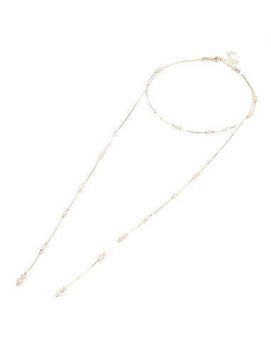 Collar Corbatero de Cadenas | Infinita Moda