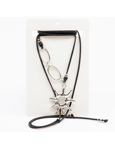 Collar Corbatero de Gamuza
