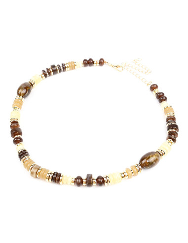 Collar Enhebrado Acrílico | Infinita Moda