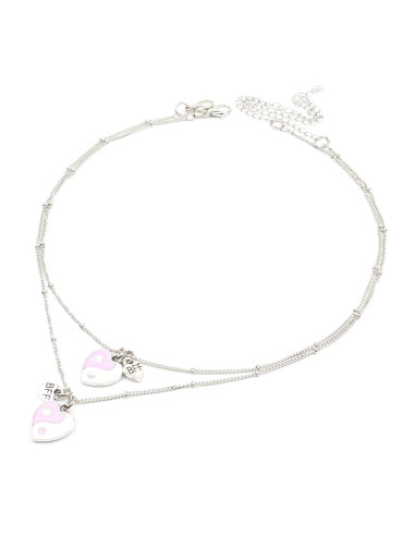 Collar corazones Friends