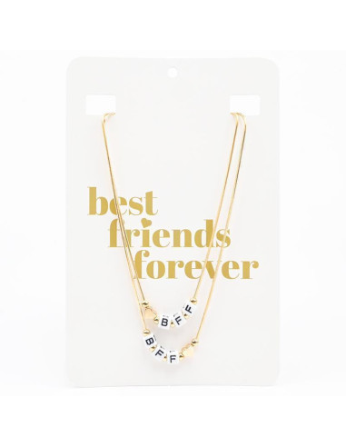 Set Collar BFF corazón