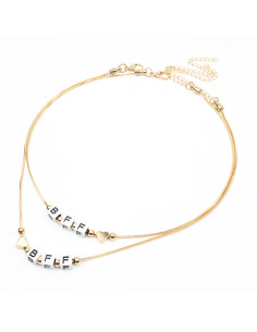 Set Collar BFF corazón