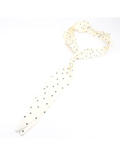 Corbata Dots Mini Sand