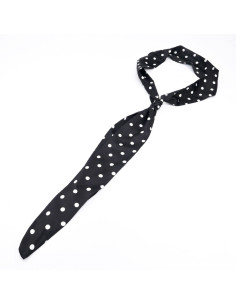Corbata Dots Medum Black