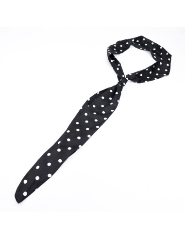 Corbata Dots Medum Black