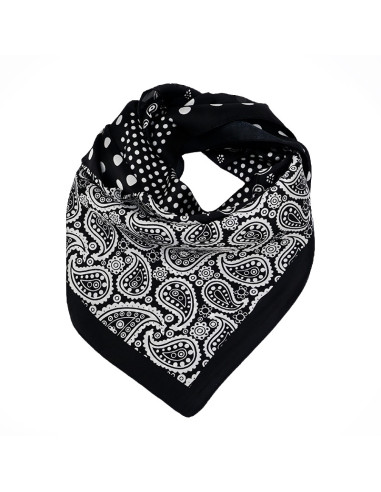 Pañuelo Paisley Black (70x70)