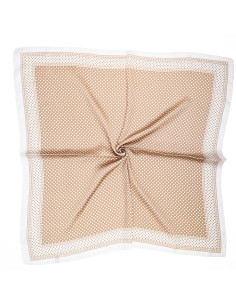 Pañuelo Double Dots Cinnamon(70x70)