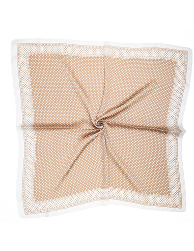 Pañuelo Double Dots Cinnamon(70x70)