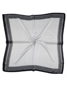 Pañuelo Double Dots White (70x70)