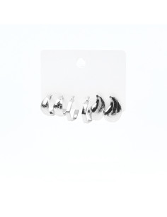 Aros Set Silver Drop (I7681)