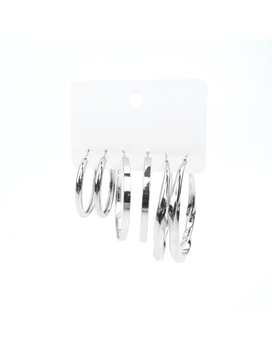Aros Set Silver Twist (I7580)
