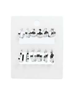 Aros Set x6 Níquel(I7578)