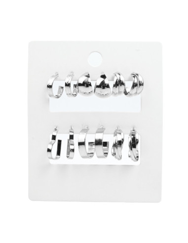 Aros Set x6 Níquel(I7578)
