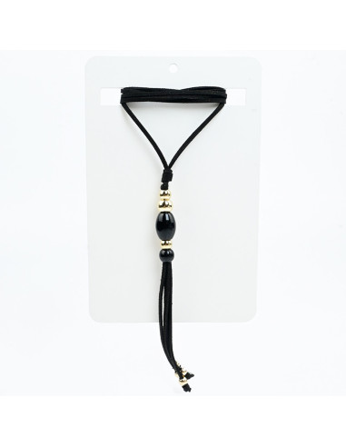 Collar Corbatero de Gamuza Boho