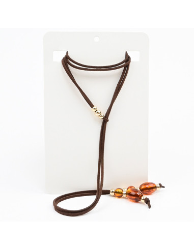 Collar Corbatero de Gamuza