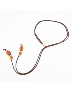 Collar Corbatero de Gamuza