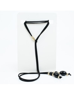 Collar Corbatero de Gamuza