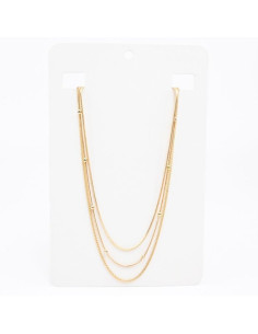 Collar Triple de Cadenas | Infinita Moda|