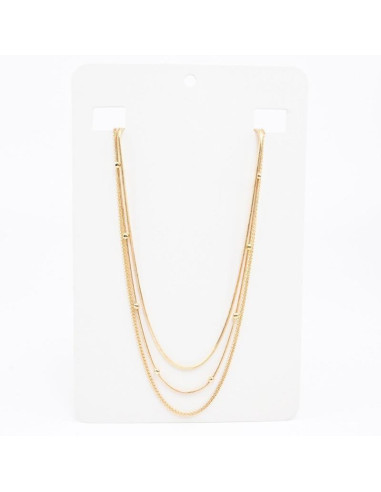 Collar Triple de Cadenas | Infinita Moda|