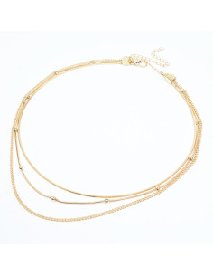 Collar Triple de Cadenas | Infinita Moda|