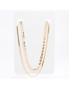 Collar de Doble Cadenas | Infinita Moda
