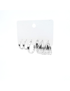 Aros Set Silver (J6549)