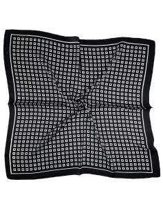 Pañuelo Letter Black (70x70)
