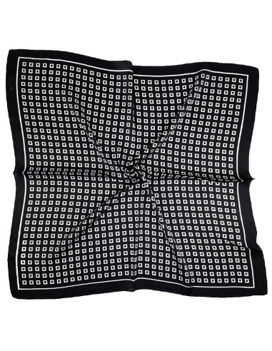Pañuelo Letter Black (70x70)