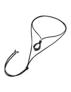 Collar de Gamuza y Dije Organico | Infinita