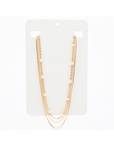 Collar Triple de Cadenas | Infinita Moda