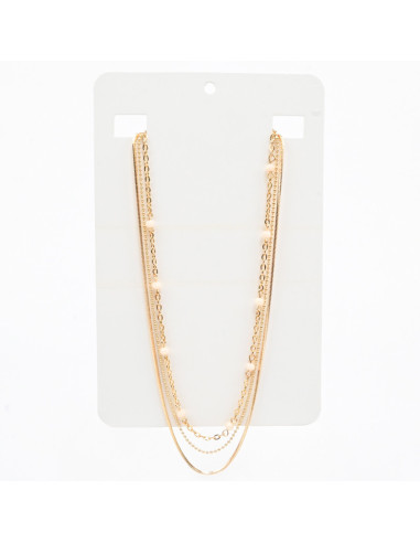 Collar Triple de Cadenas | Infinita Moda