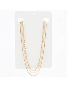 Collar Triple de Cadenas | Infinita Moda