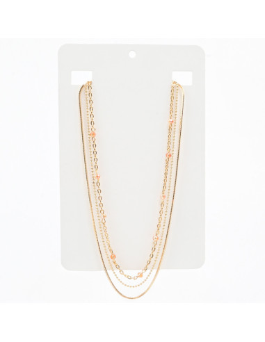 Collar Triple de Cadenas | Infinita Moda