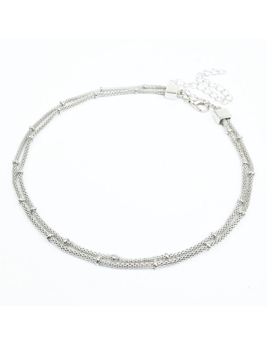 Choker de Cadenas Doble | Infinita Moda