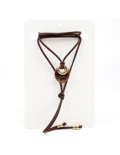 Collar de Gamuza Combined Acrylic