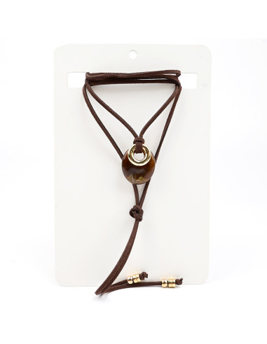 Collar de Gamuza Combined Acrylic