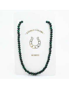 Collar de Cuentas de Vidrio - Tigers Eye