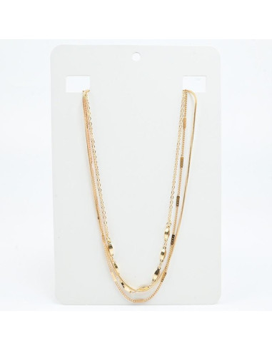 Collar Triple de Cadenas