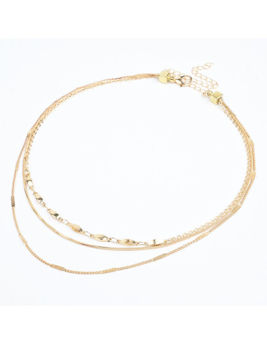 Collar Triple de Cadenas