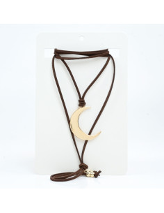 Collar de Gamuza Luna