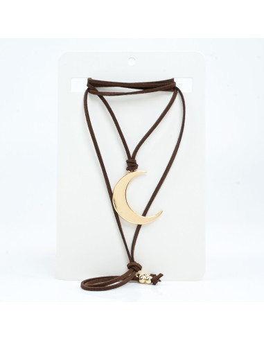 Collar de Gamuza Luna