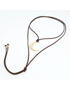 Collar de Gamuza Luna