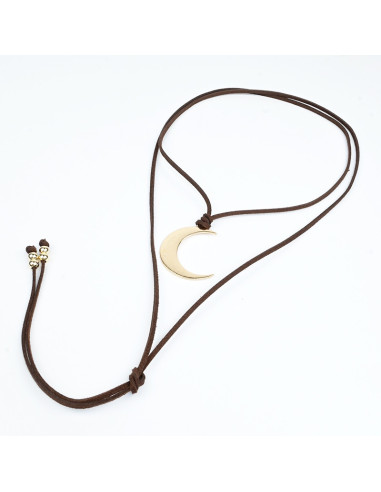 Collar de Gamuza Luna