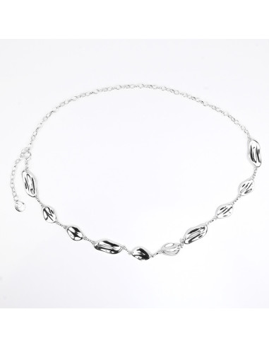 Cinturón de Cadena Organic Silver