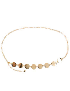 Cinturón de Cadena Circle Gold