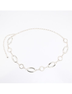 Cinturón de Cadena Organic Silver