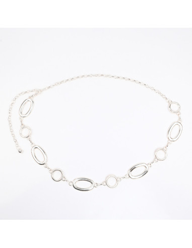 Cinturón de Cadena Organic Silver